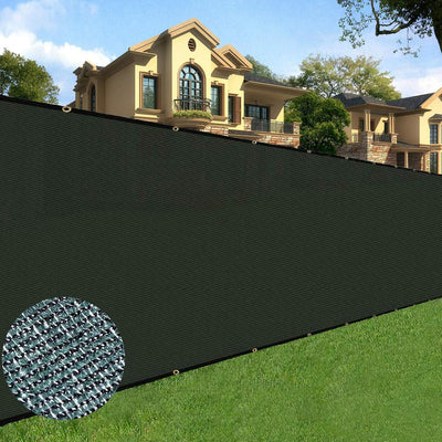 6 ft x 50 ft Privacy Screen Fence Heavy Duty Fence Cover Green