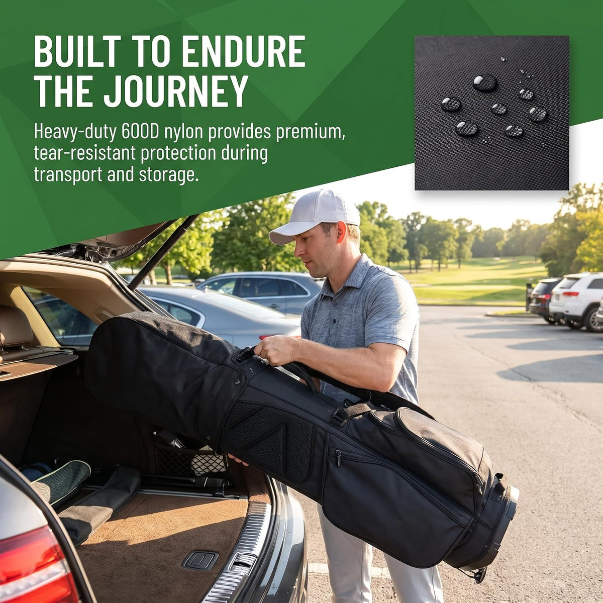 Golf Bag Cover Rain for 8.5"~9" Type Golf Stand Bag and Golf cart Bag