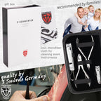 brand quality 10 piece manicure pedicure grooming kit set for professional finger & toe nail care scissors clipper