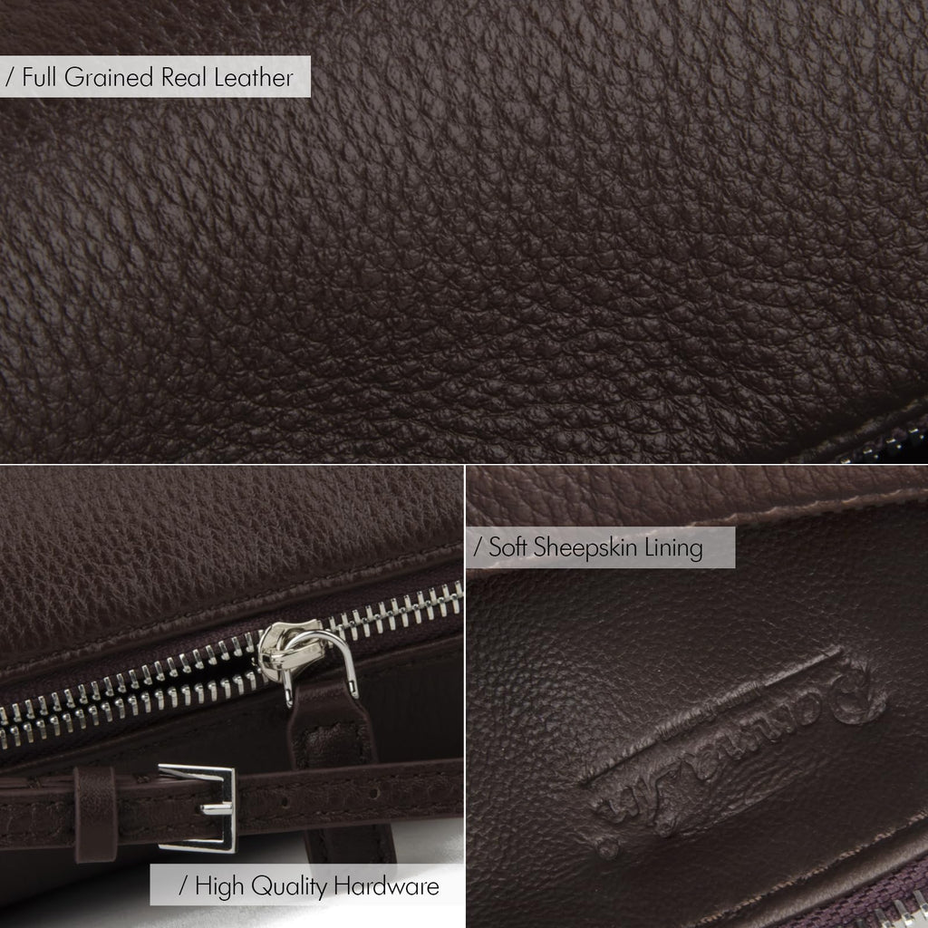Premium Full-Grained Leather Crossbody Purses for Women
