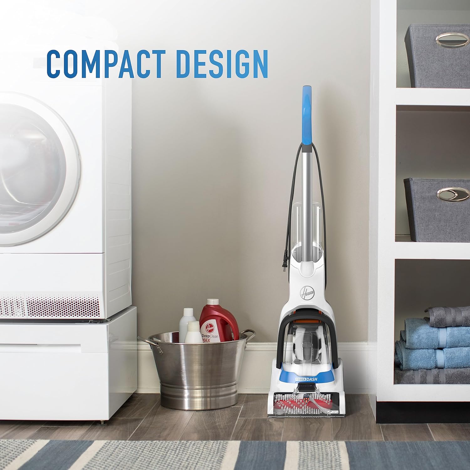 PowerDash Pet Compact Carpet Cleaner Machine, Lightweight Design | HeatForce Fast Drying, Antimicrobial Brush Roll