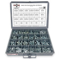 Grade 5 Hex Cap Bolts Screws, Nuts, Washers, Lock Washers Assortment Kit - 574 Pieces!