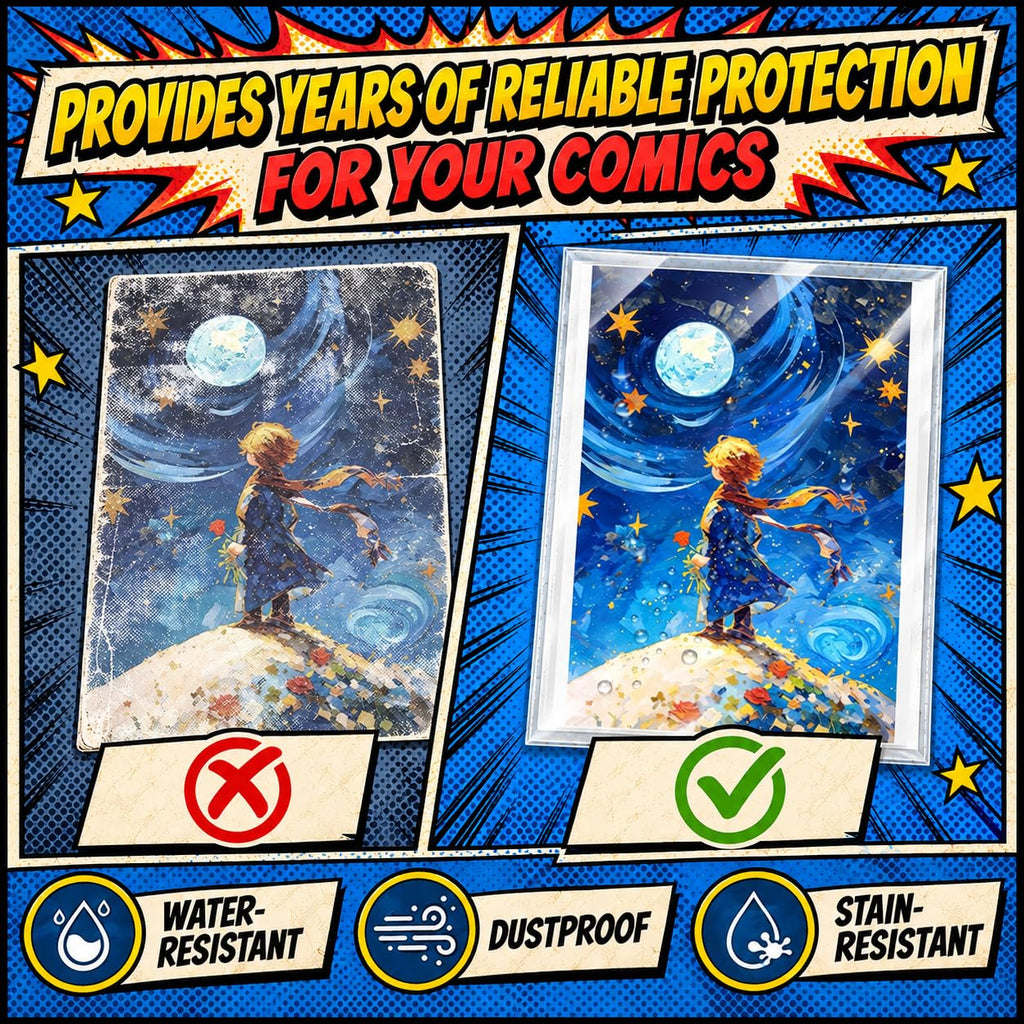 25 Set Premade Silver Age Comic Book Bags and Boards Combo Resealable