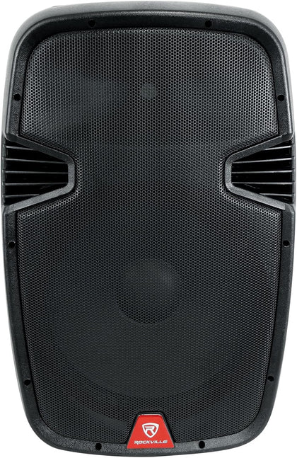 15" Passive DJ/PA Speaker, 500W Peak, 125W RMS, 8 Ohm, ABS Cabinet, 2" Voice Coil, Titanium Tweeter, Pole Mount