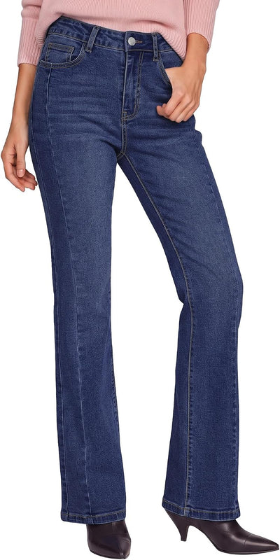 Bootcut Jeans for Women High Waisted Stretchy Trendy Denim Pants