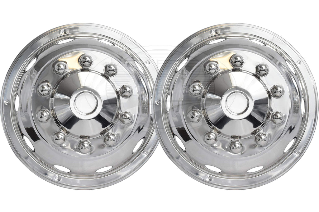 Deluxe Front Wheel Simulator Cover 22.5" with Universal Locking-Ring Mount 50225F