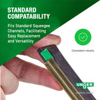 Commercial ErgoTec 12" Soft Squeegee Rubber Replacement 12-Pack RT300