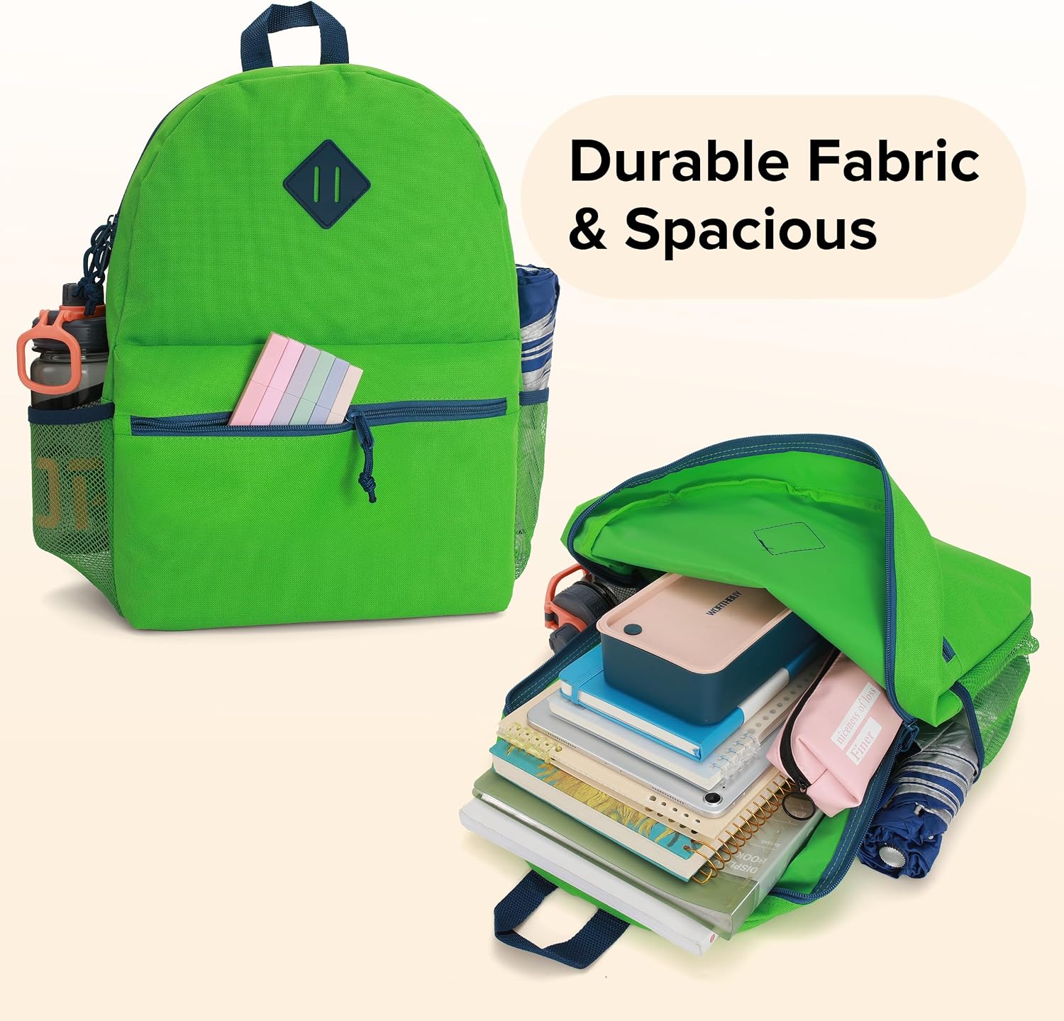 24-Pack 17" Bulk Backpacks for School, Assorted 12 Colors, Durable Bookbags for Students, School Drives, Donations