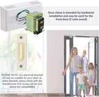 Hardwired Chime Kit with 16-Volt/30VA Transformer and Surface-Mount White Button