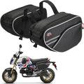 Expandable Motorcycle Saddlebags Bag 24-30L (15L*2) for Mini bike | with Rain Cover, Fit for Sport Bike Scooter Dual