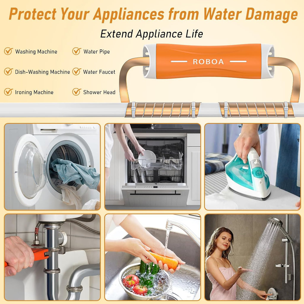 Whole House Electronic Water Descaler, Salt-Free Water Softener Alternative