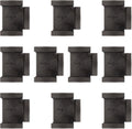 1/2" Malleable Cast Iron Pipe Tees 10 PACK