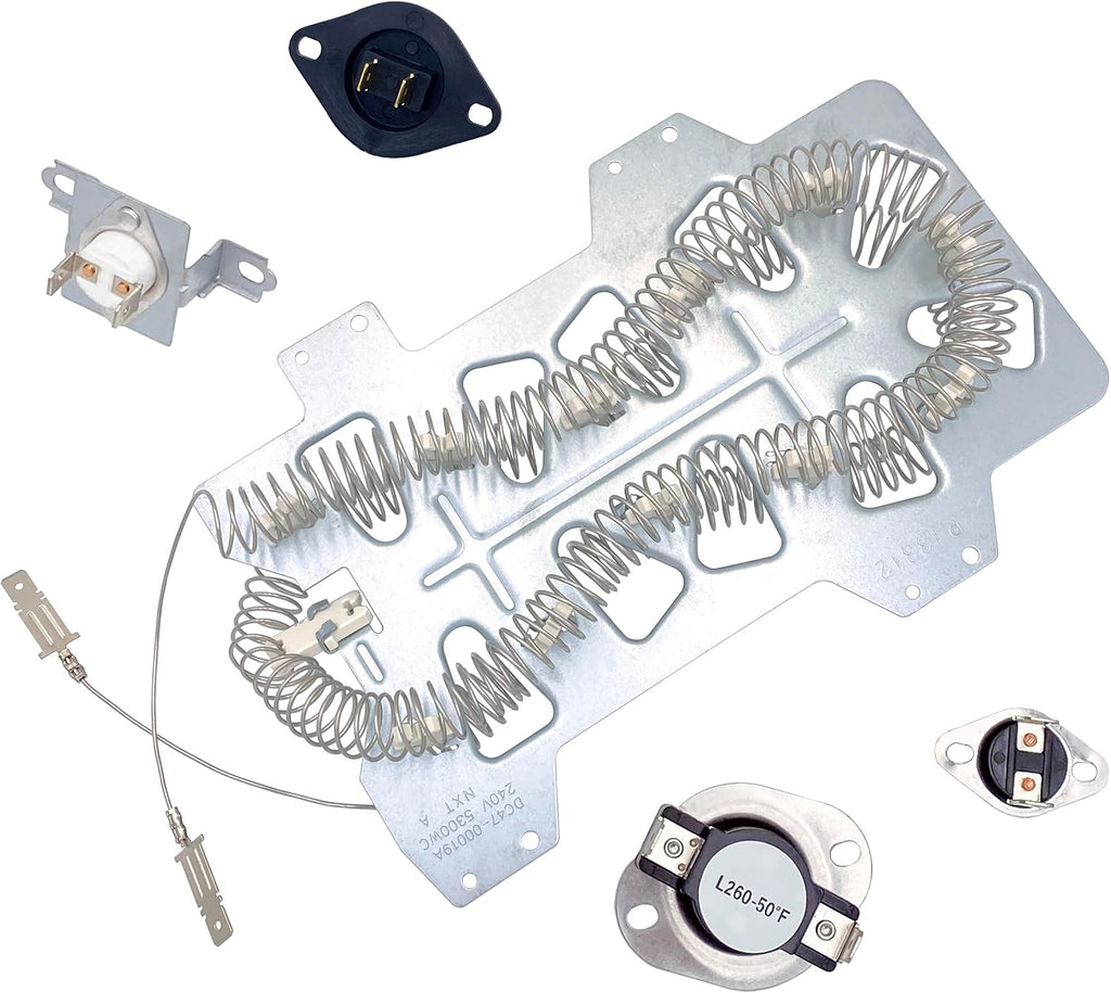 Dryer Heating Element Replacement For Samsung Dryer DV328AEW/XAA DV330AEW/XAA DV210AEW/XAA DV218AEW/XAA DV219AEW/XAA DV220AEW/XAA DV209AEW/XAA DV350AEW/XAA DV5451AEW/XAA DV45H7000EW/A2