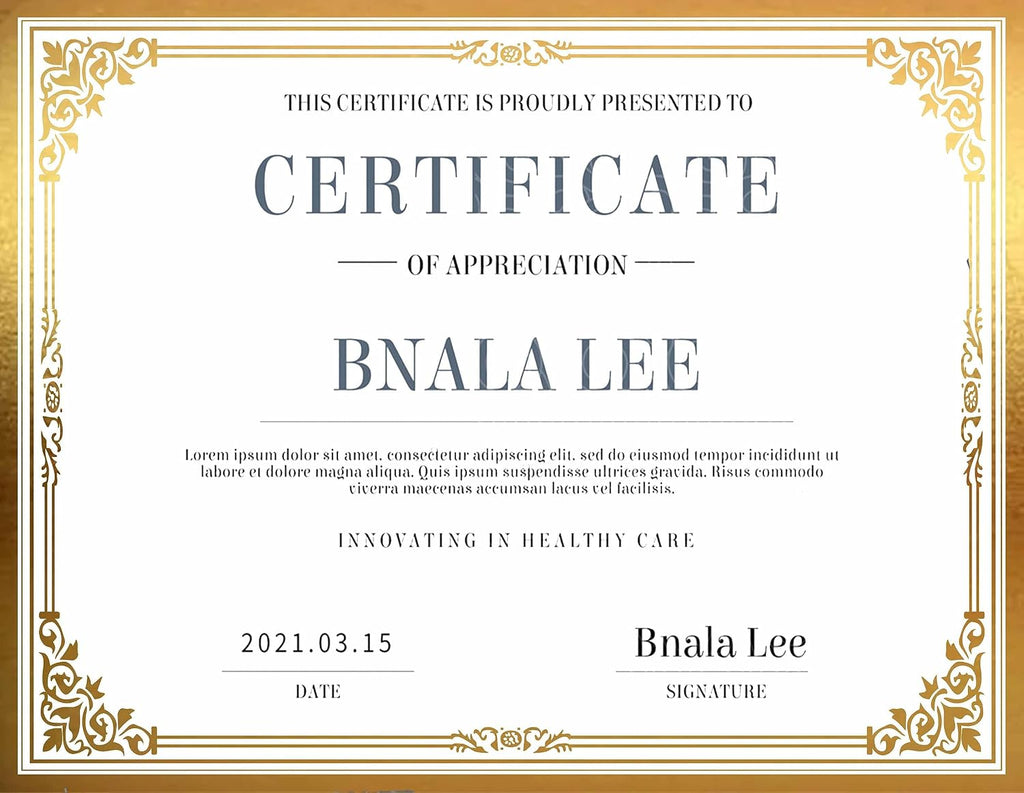 Professional Certificate Paper 8.5 x 11 for Printing, Diploma Paper, Award Certificates Paper, 80 lb, 15 Count, Gold