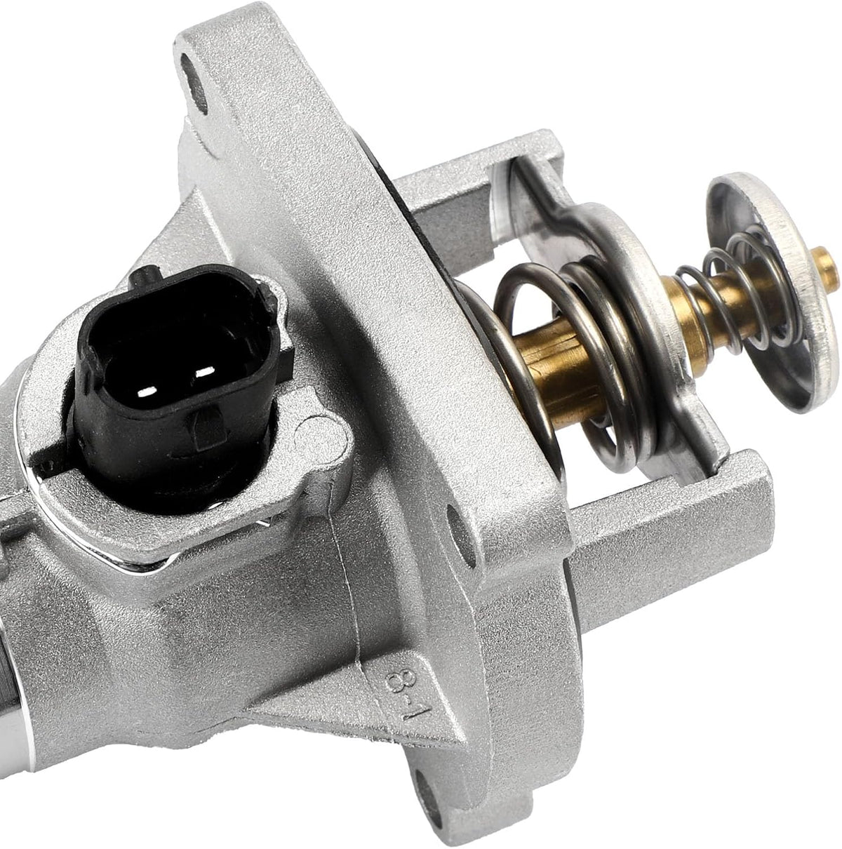 Upgrade Aluminium Thermostat Housing Assembly Compatible with Chevy Aveo5 2009-2011 Cruze 2011-2016 Sonic 2012-2018 Trax 2013-2018,Pontiac G3 2009-2010 - Replaces 902-821 96984104 55564891 55578419