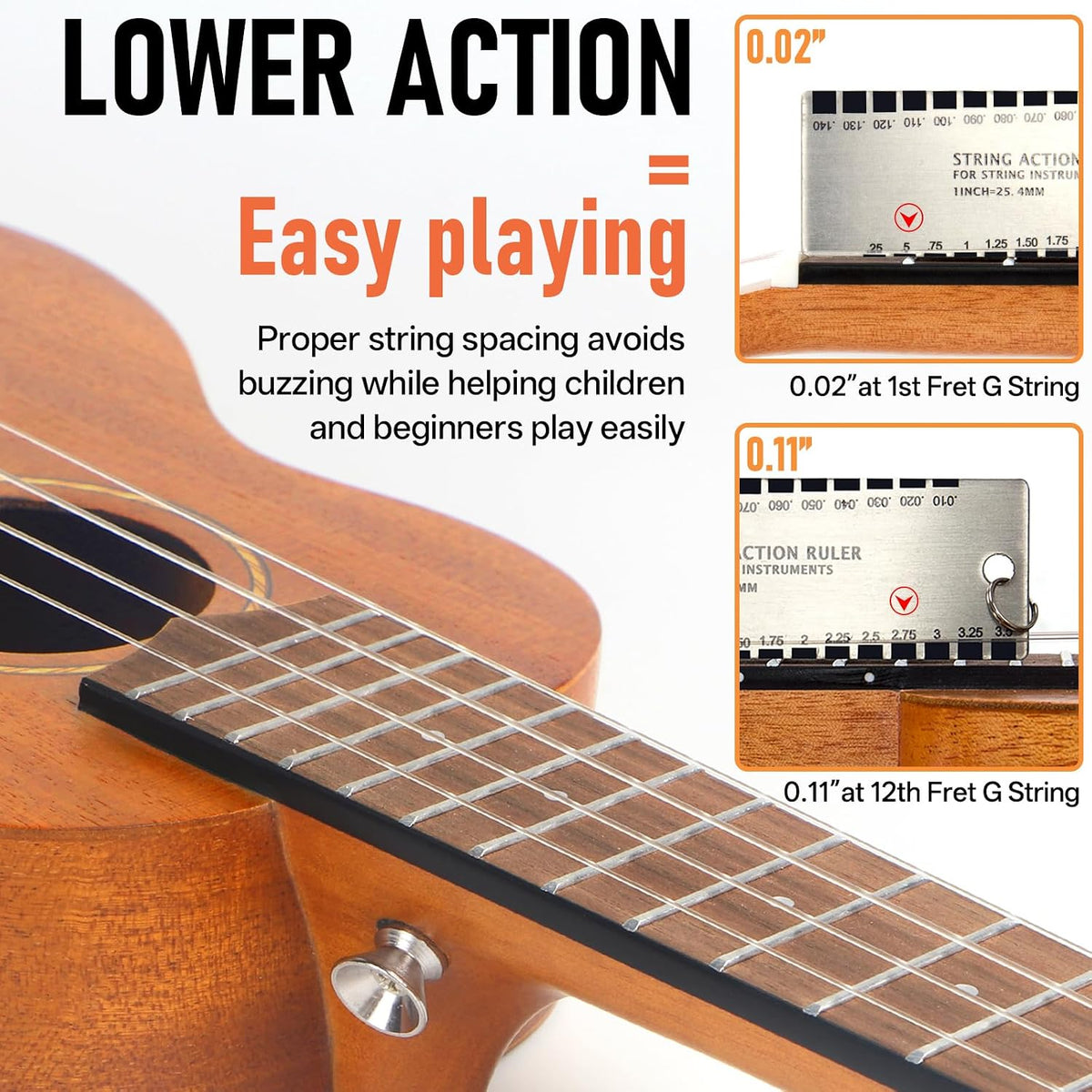 Professional Ukulele for Adult Beginner, Free Online Lesson 21 inch Soprano Mahogany Ukelele with Kids Ukele Bundle