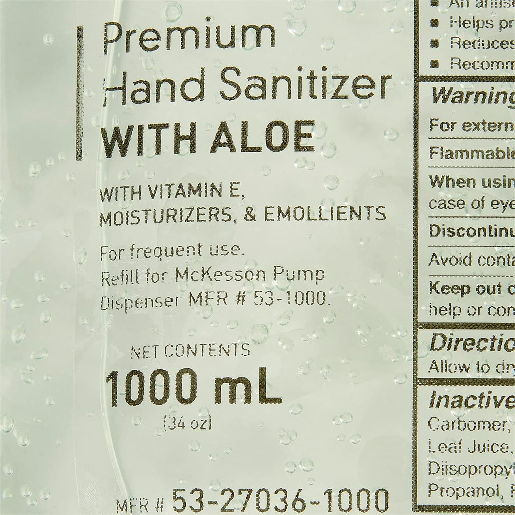 Premium Hand Sanitizer with Aloe, 34 oz, 1 ct