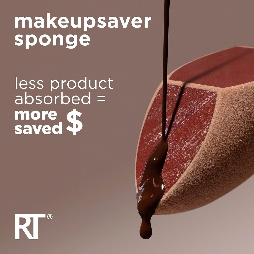 Makeupsaver Blending Sponge + Makeup Brushes Trio | Less makeup waste with a makeup sponge and makeup brush set