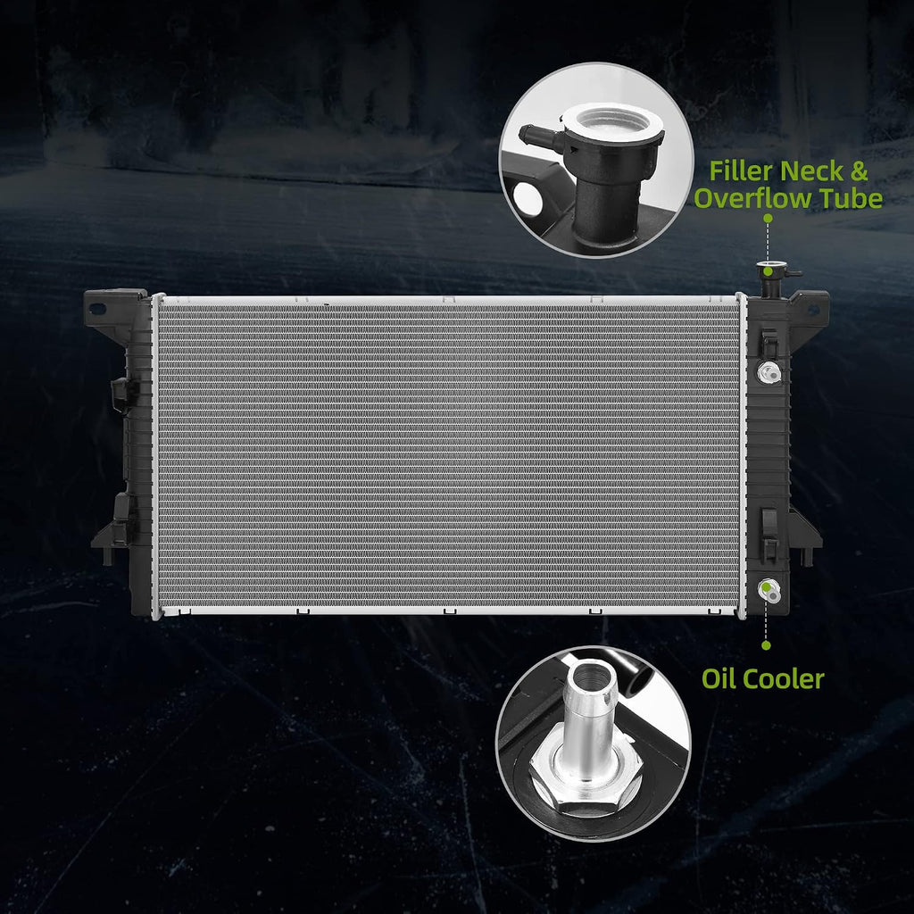 AUTOSAVER88 Radiator Compatible with 2009-2010 Ford F-150 2009-2014 Expedition 2009-2014 Lincoln Navigator 4.6L 5.4L V8