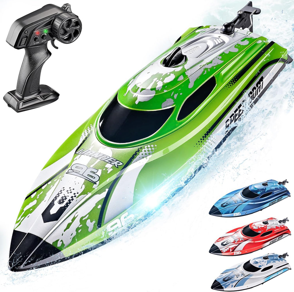 RC Boat TX126-12 Inch Remote Control Boat for Lakes and Pools | 25 KPH High Speed; Waterproof Design; 700mAh