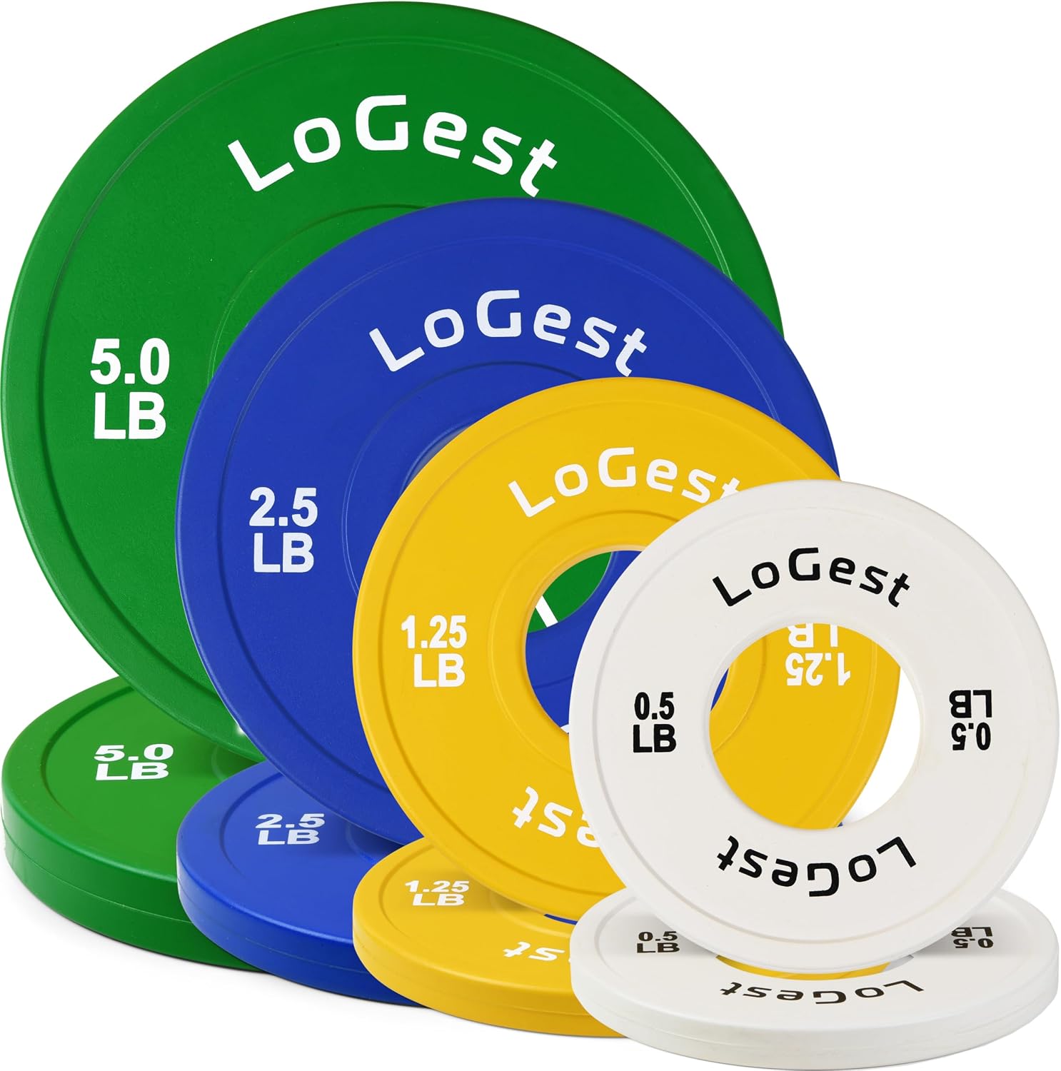 Change Weight Plates 0.50LB 1.25LB 2.5LB 5LB Set Weight Plates for Olympic Bars Perfect for Strength Training Weight
