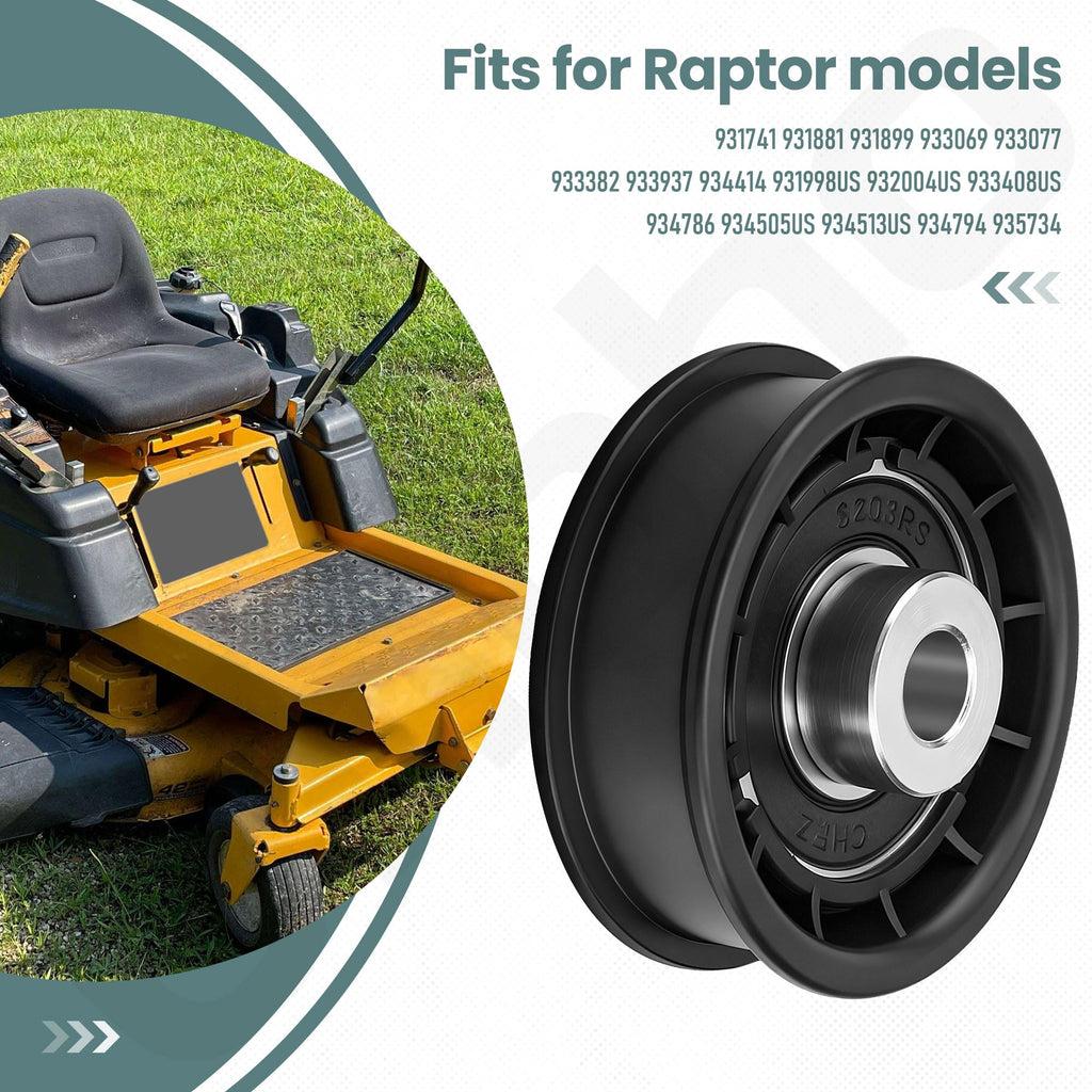 Ohoho 604491 Flat Idler Pulley Compatible with Hustler Raptor Big Dog