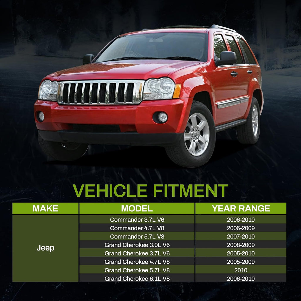 AUTOSAVER88 Radiator Compatible with 2006-2010 Jeep Commander, for 2005-2010 Grand Cherokee 3.0L 3.7L V6 4.7L 6.1L V8 ATRD1061