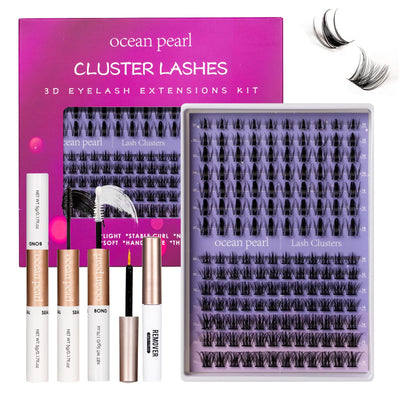 154Pcs Manga Lash Clusters Kit, Spike Effect Cluster Lashes