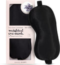 Weighted Satin Sleep Mask | Eye Masks for Sleep - (4.1oz/116g) | Softer Than Silk Sleep Mask, Blindfold Sleep Masks