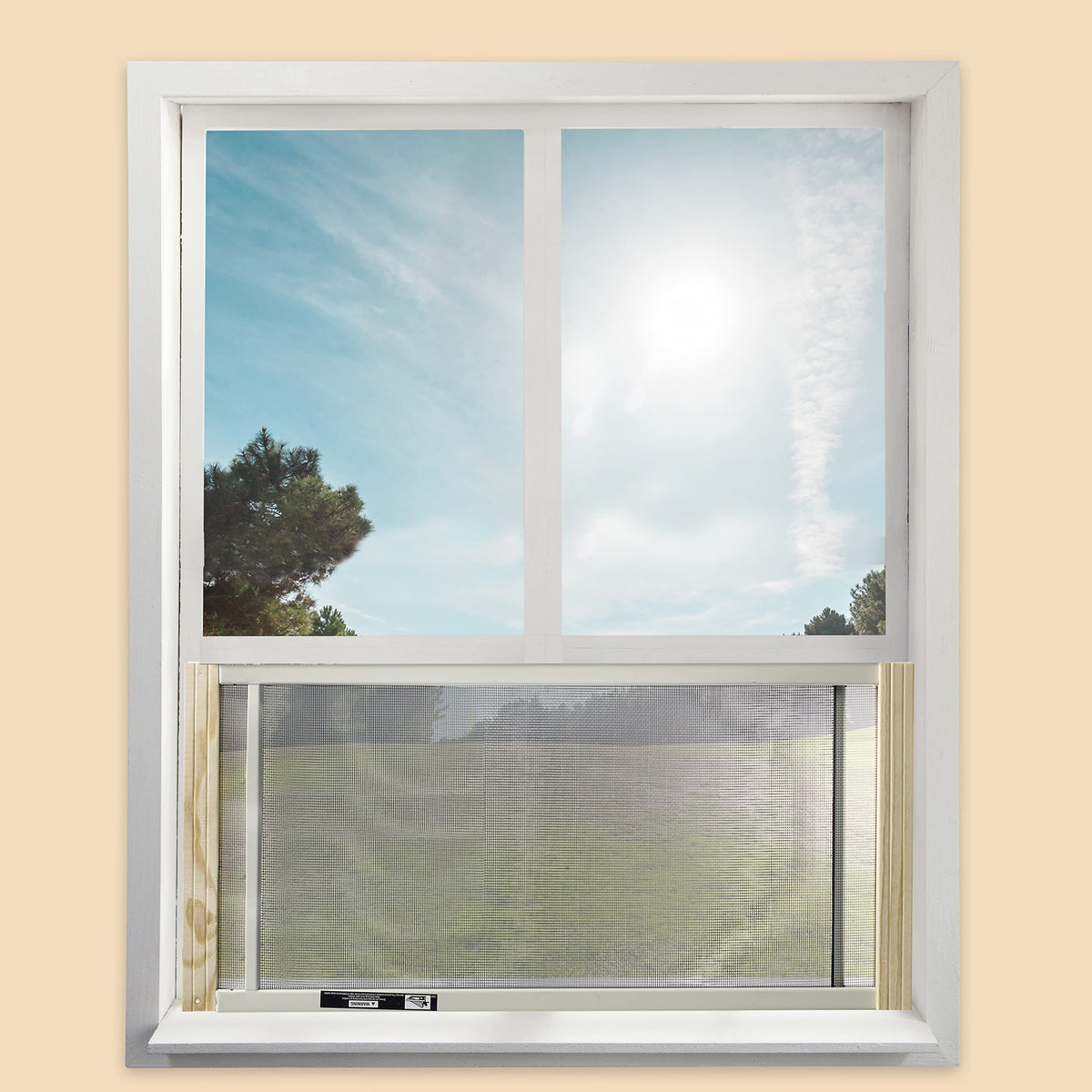 AWS1037SP WB Marvin Adjustable Window Screen, Natural