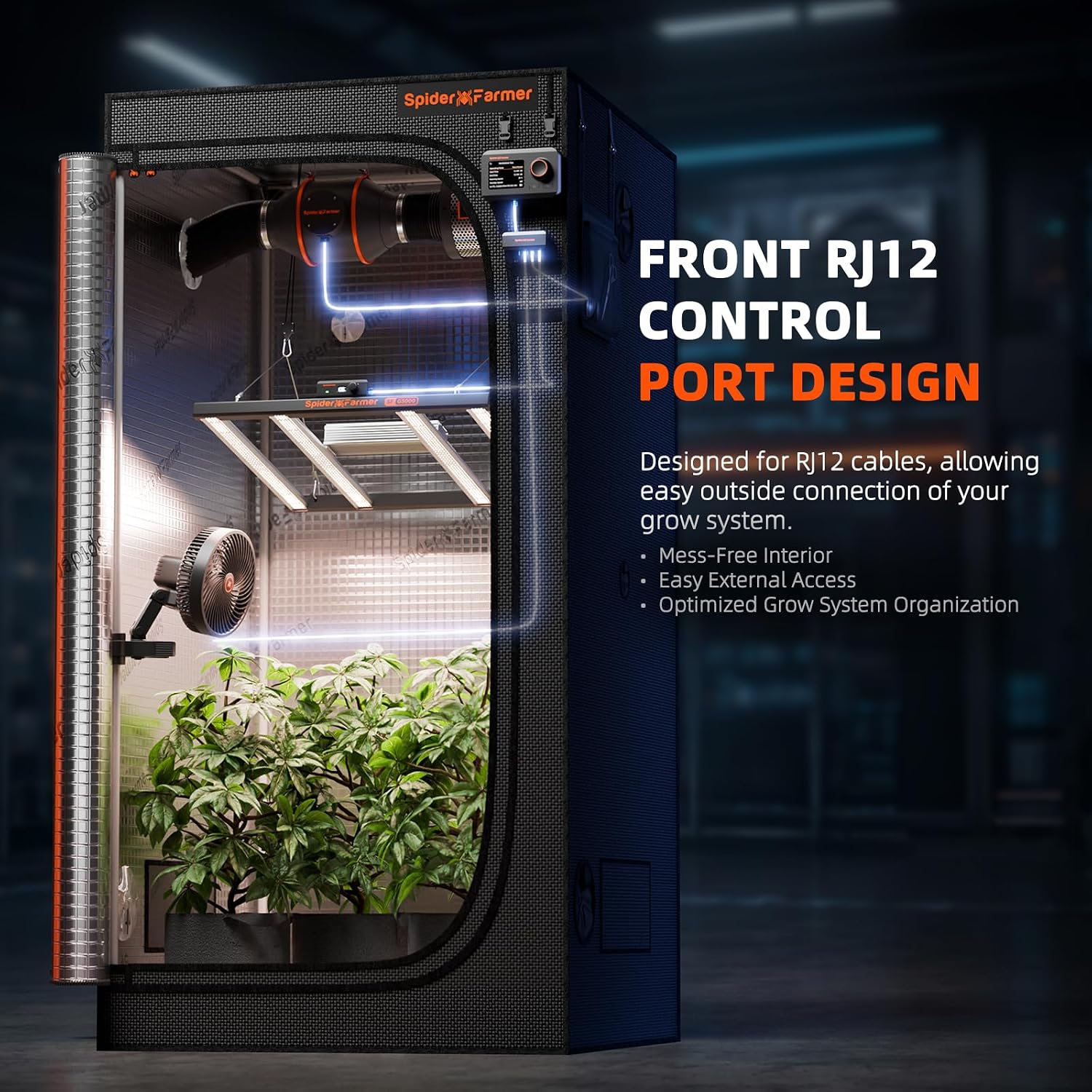 4.6x2.3 Grow Tent 55"x28"x80" Indoor Plant Growing 2026 New | Cable Pass-through, Controller Landyard, Enlarged