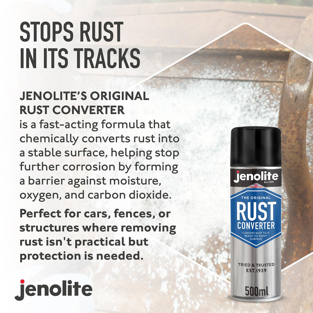 Epoxy Rust Converter Aerosol, Neutralizes Rust, 1x16.9 fl oz