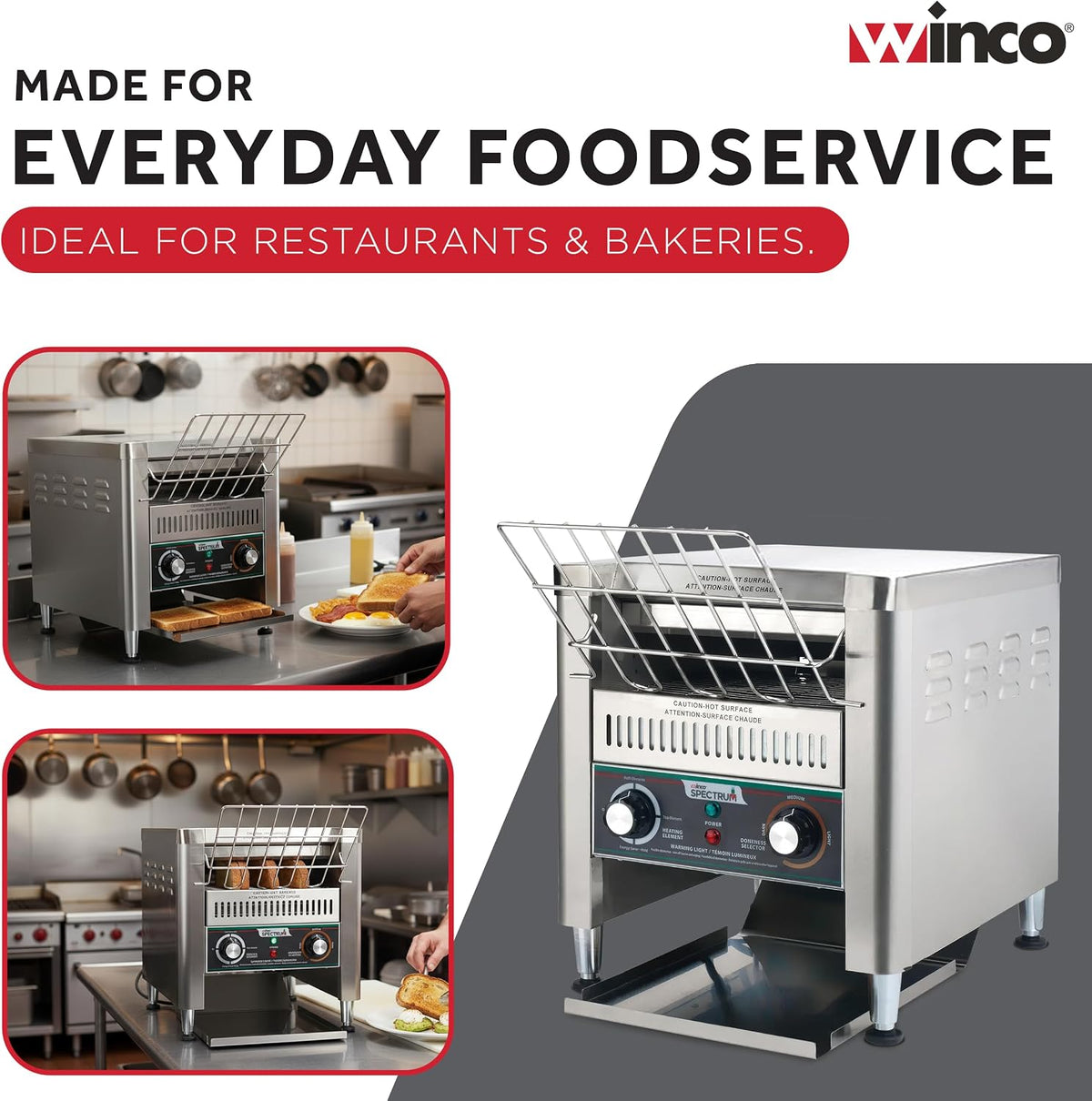 700 Slices/Hour Conveyor Toaster, Slices/Hour