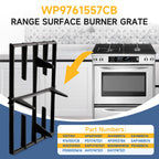 11" x 9" Range Surface Burner Grate WP9761557CB Compatible with KitchenAid
