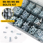 1012Pcs Grade 8.8 Metric Bolts Assortment