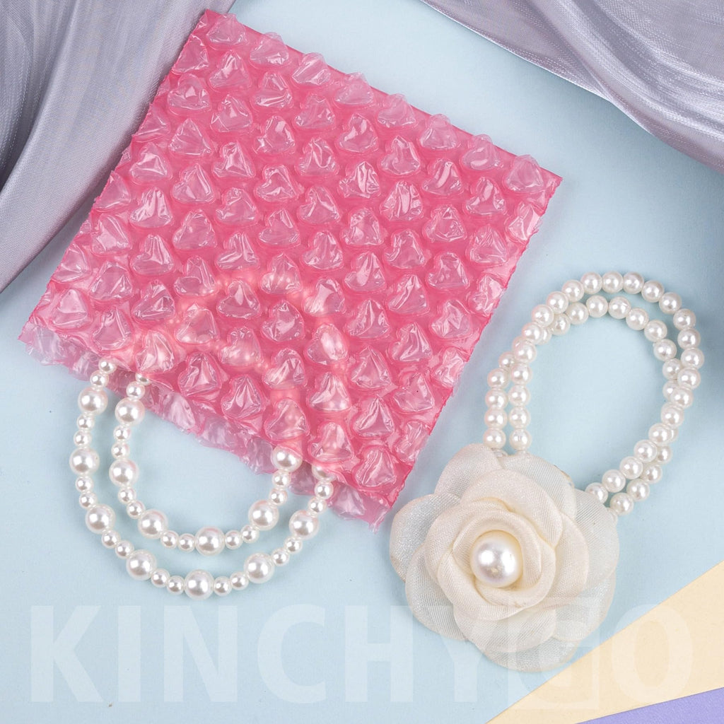 100 Pack Heart Shaped Bubble Wrap Pouches Cushion Wrap Pouch