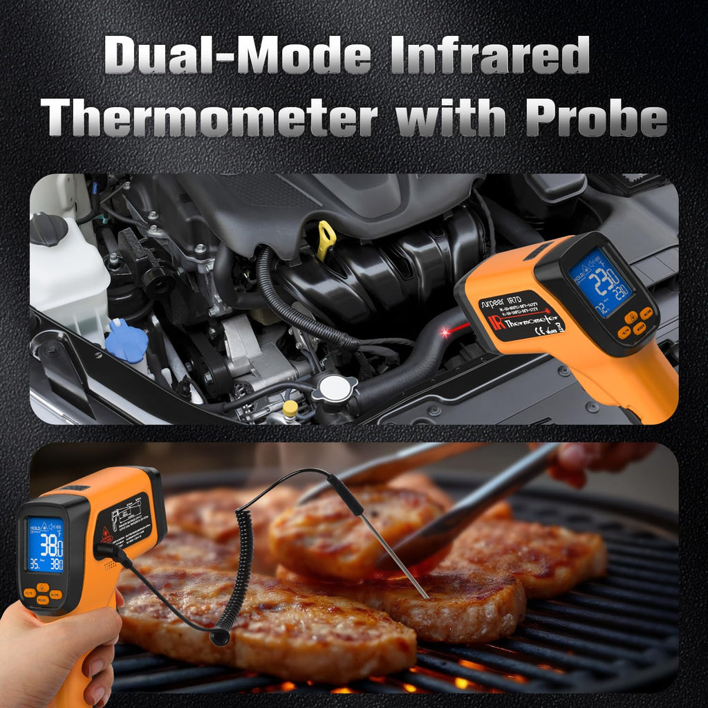 Surpeer Infrared Thermometer Temperature Gun
