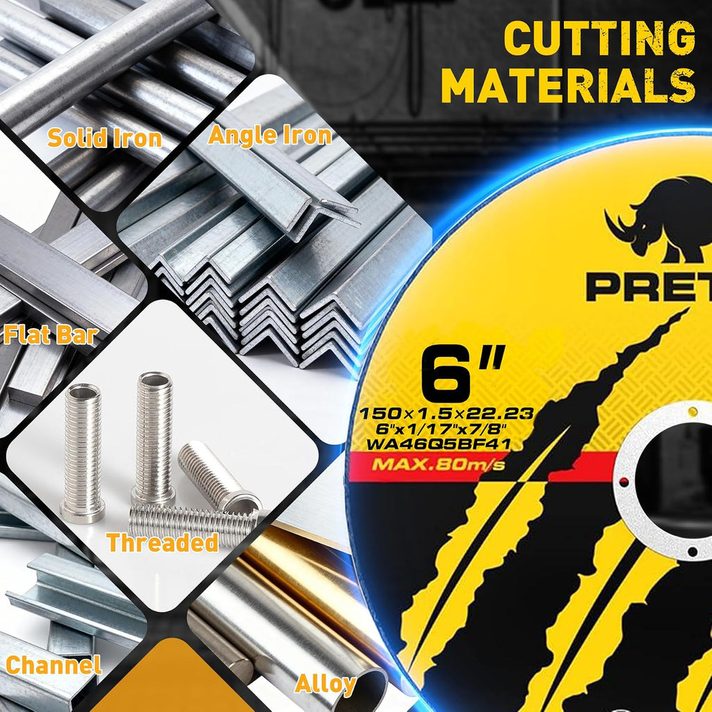 27 Pack Cut Off Wheels 6 Inch, Metal Cutting Wheel for Angle Grinder
