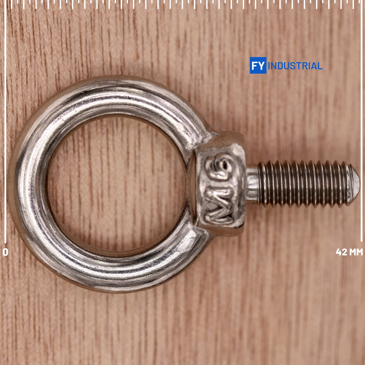Stainless Steel Machinery Shoulder Lifting Eye Bolt (M6, 10 Items)