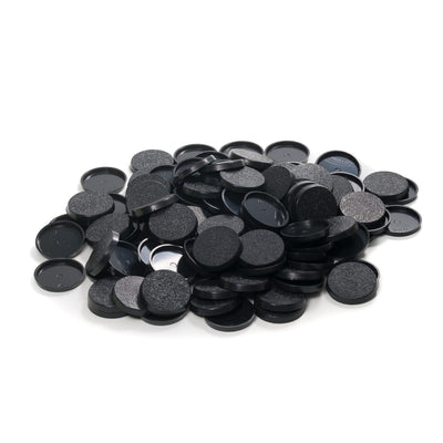 32mm Textured Plastic Round Bases or 1.26 inch Wargames Table Top Games 120 Count