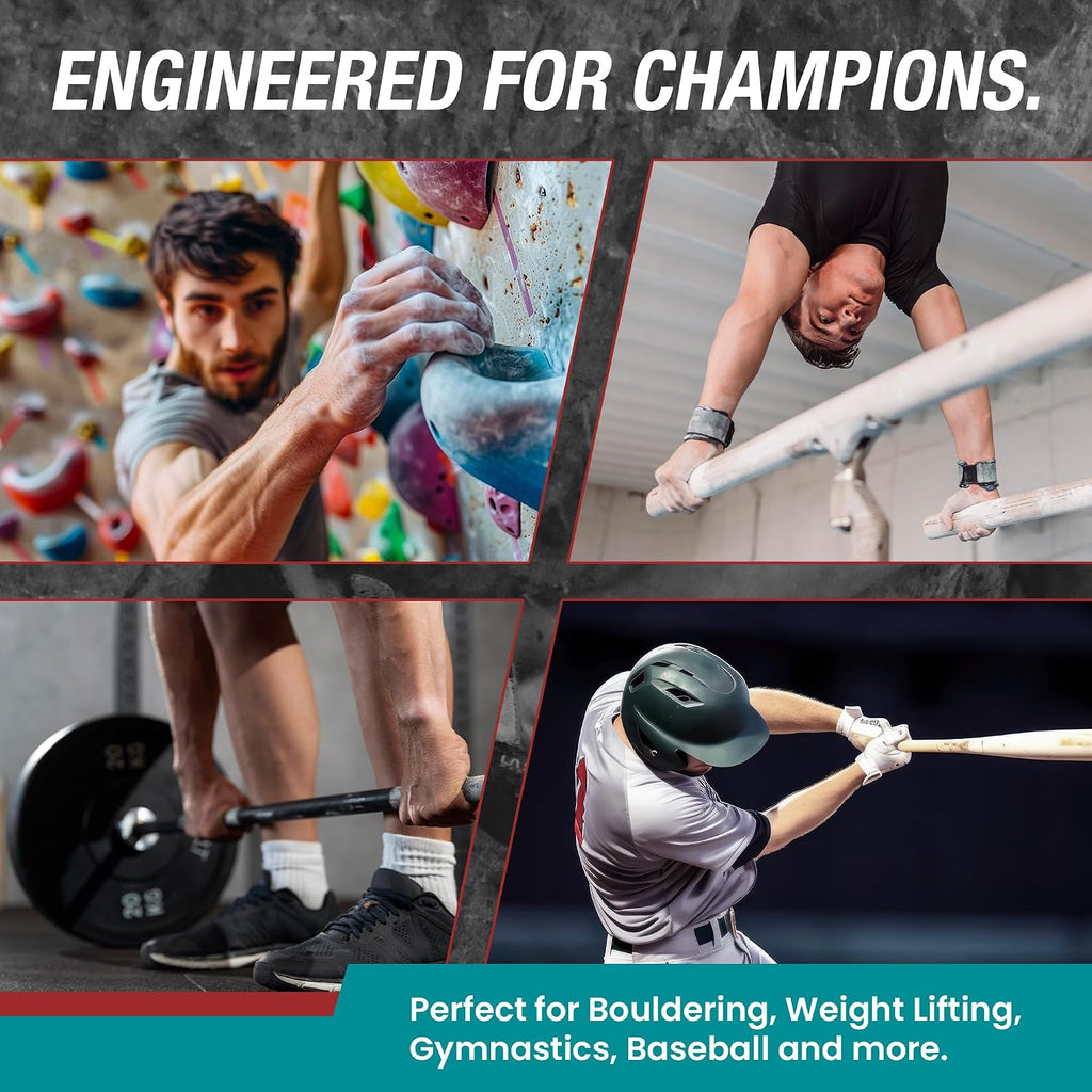 Loose Gym Chalk, Climbing Chalk for Lifting, Gymnastics, 200g | 100% Magnesium Carbonate, 60/40 Chunk & Powder Blend
