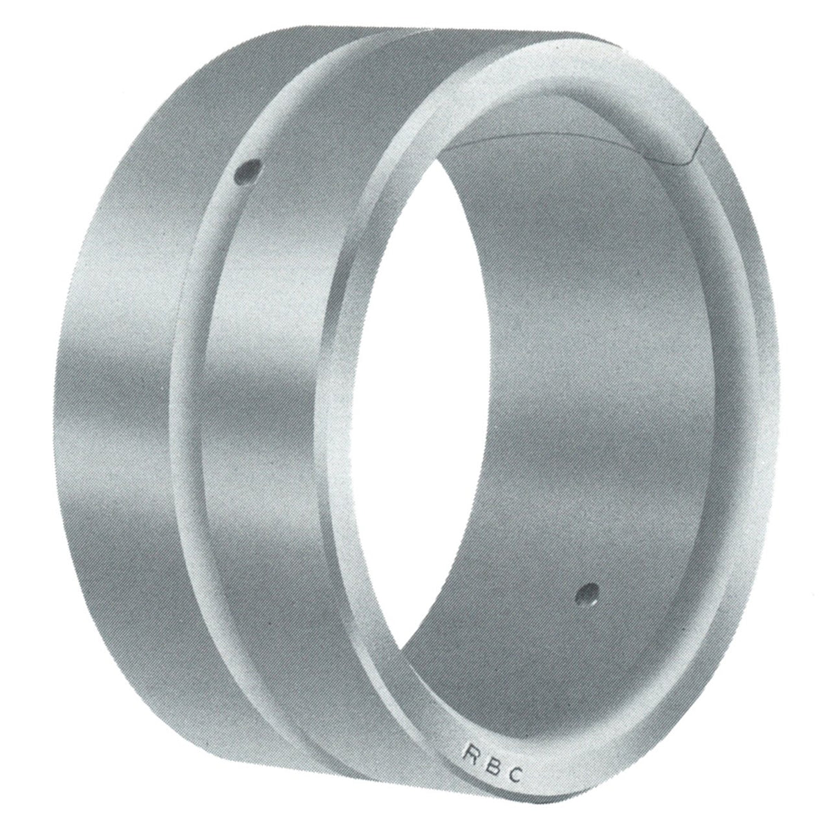 RBC Bearings ORB16L 1.624" Bore x 1.625" OD x 0.750" Width Unsealed Spherical Plain Bearing