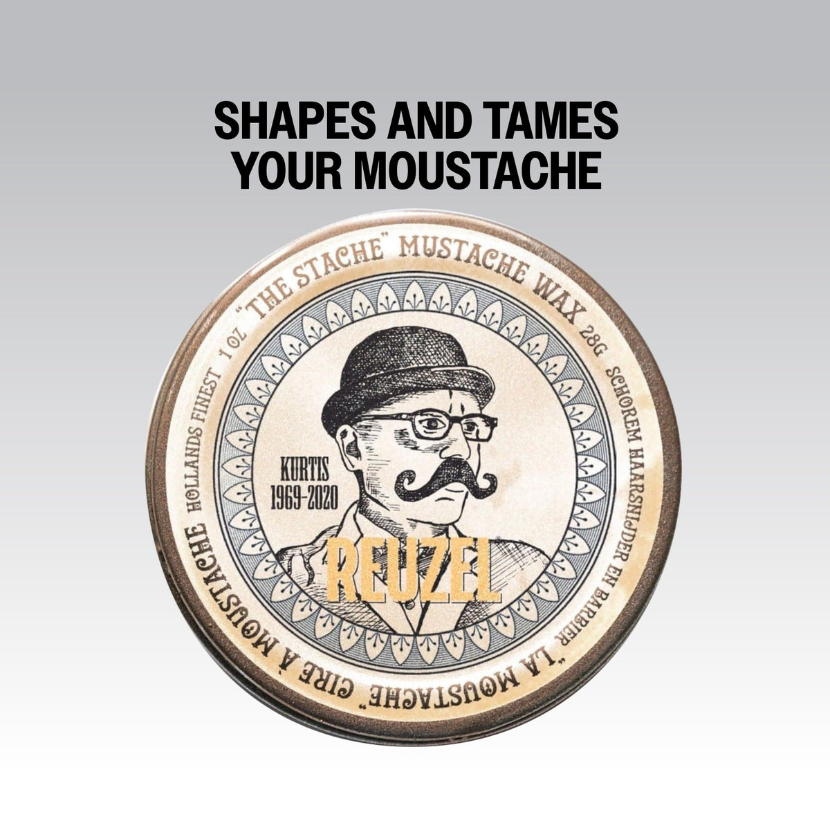 Mustache Wax Medium Hold Bourbon Sidecar 0.06 lb