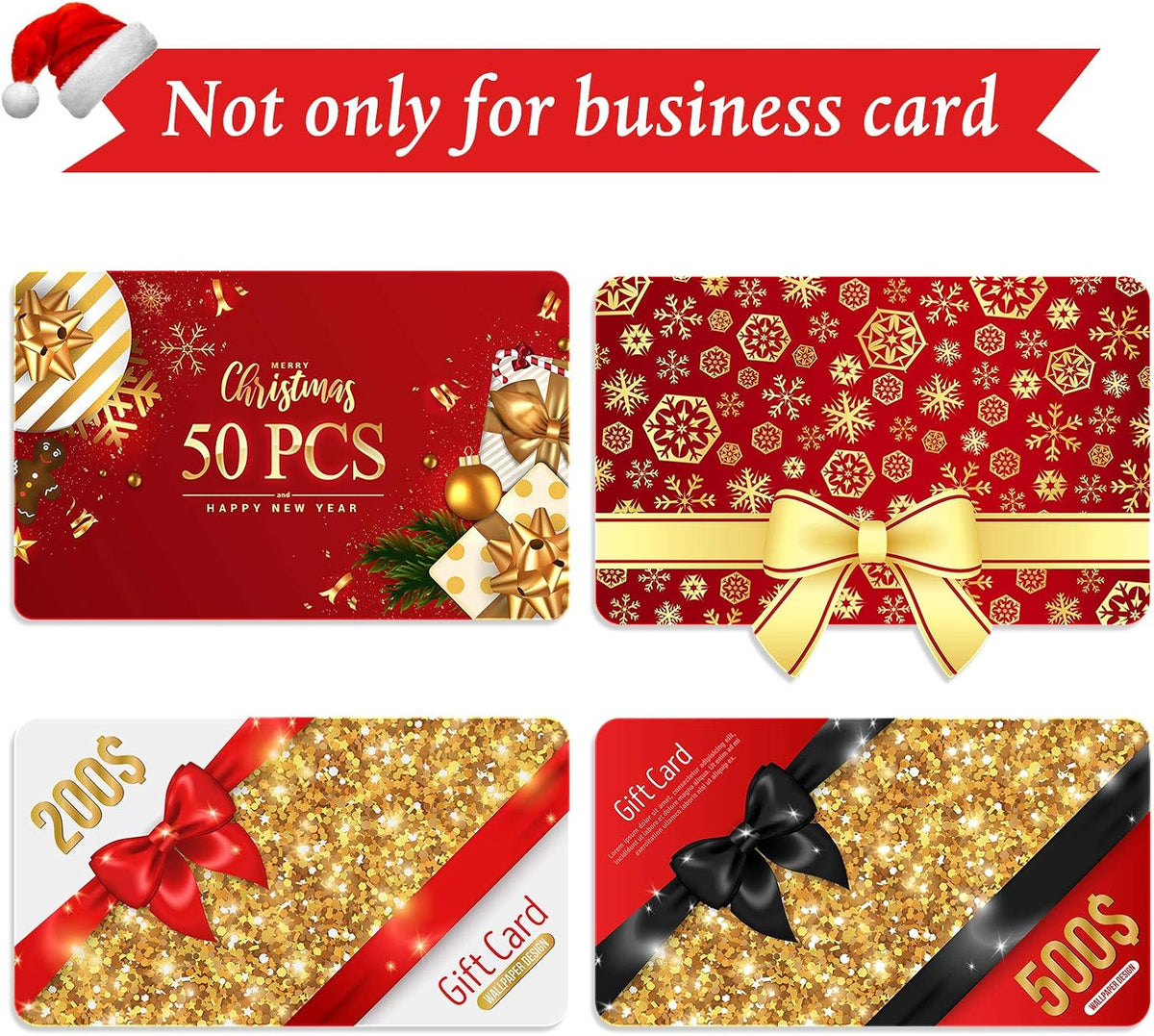 Metal Business Cards Sublimation Blanks, 0.45mm Aluminum, 100 Pieces