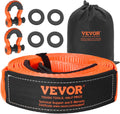 Heavy Duty Tow Strap Recovery Kit 3 in x 20 ft (MBS-36,000 lbs) Tree Saver Winch Strap, Triple Reinforced Loop &
