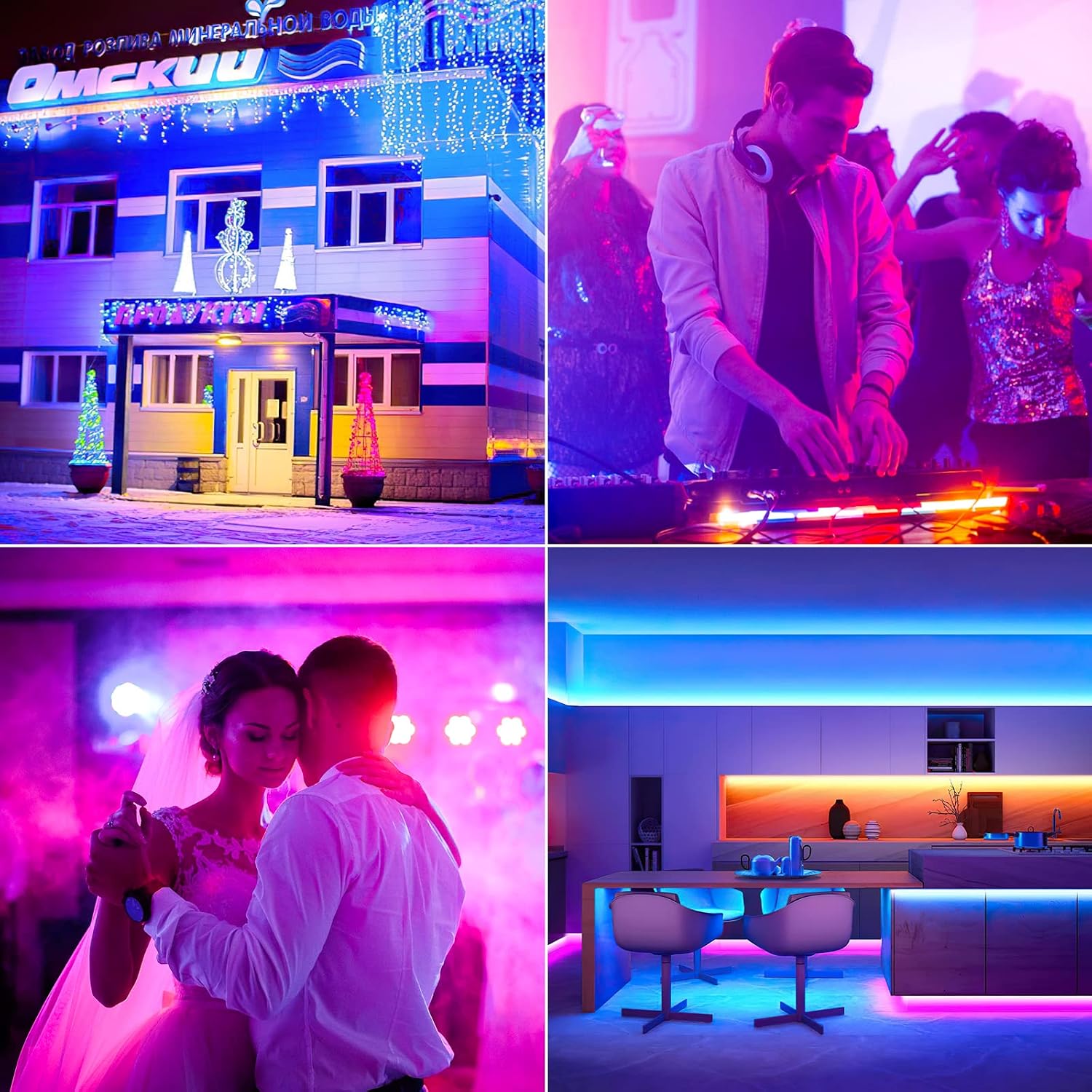 LED Wall Washer Light,336 LEDs 70W RGB DJ Light Bar Stage Lighting Support DMX & Sound Activated Control Dj Party
