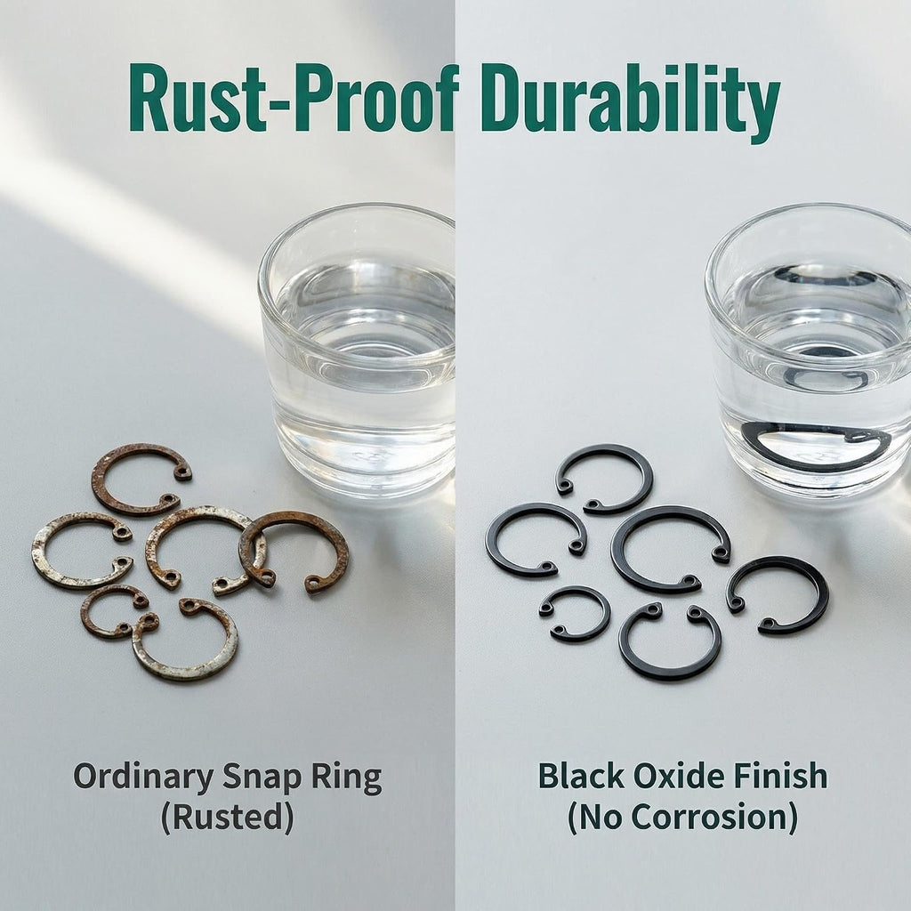 Internal Snap Ring Kit SAE, 565Pcs, 18 Sizes (1/8"-1-1/4")