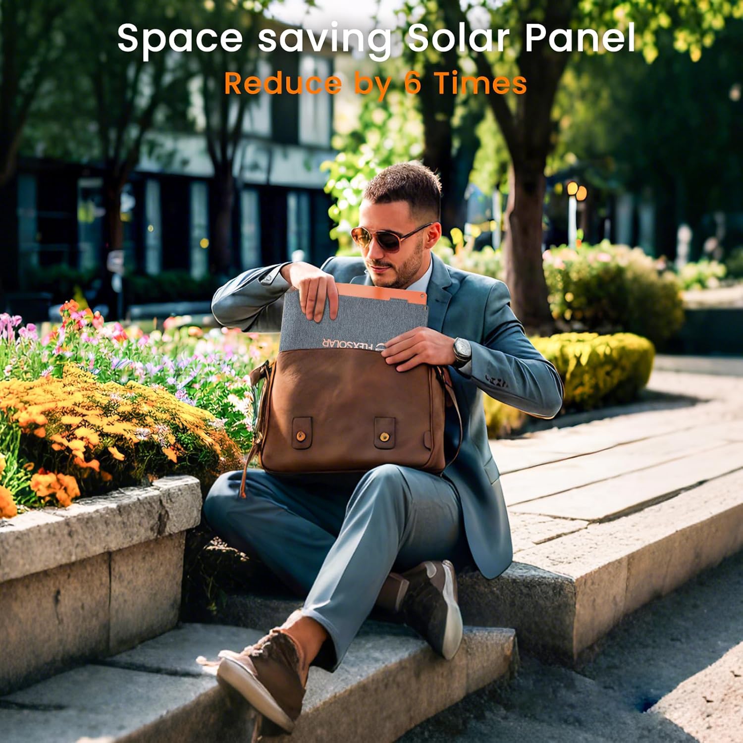 100W Foldable Portable Solar Panel Charger IP67 Waterproof | with PD3.0 USB-C, QC3.0 USB-A & DC Ports; Emergency