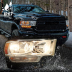Headlight Compatible with Dodge Ram 2500 3500 2019-2024 Right Halogen