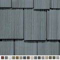 Cedar Impressions Double 9in. Staggered Rough Split Shakes (1/2 Square) Flagstone